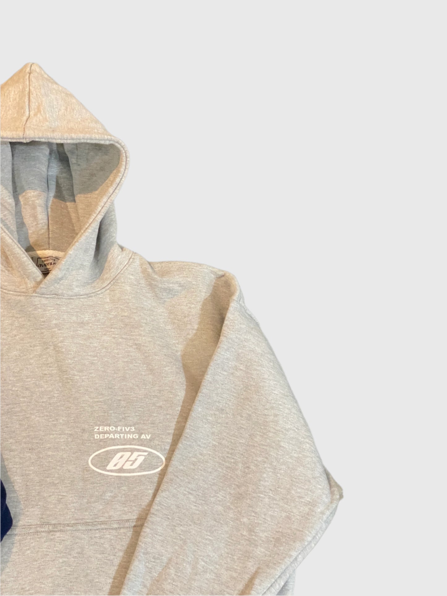 Grey Boxy Heavyweight Hood