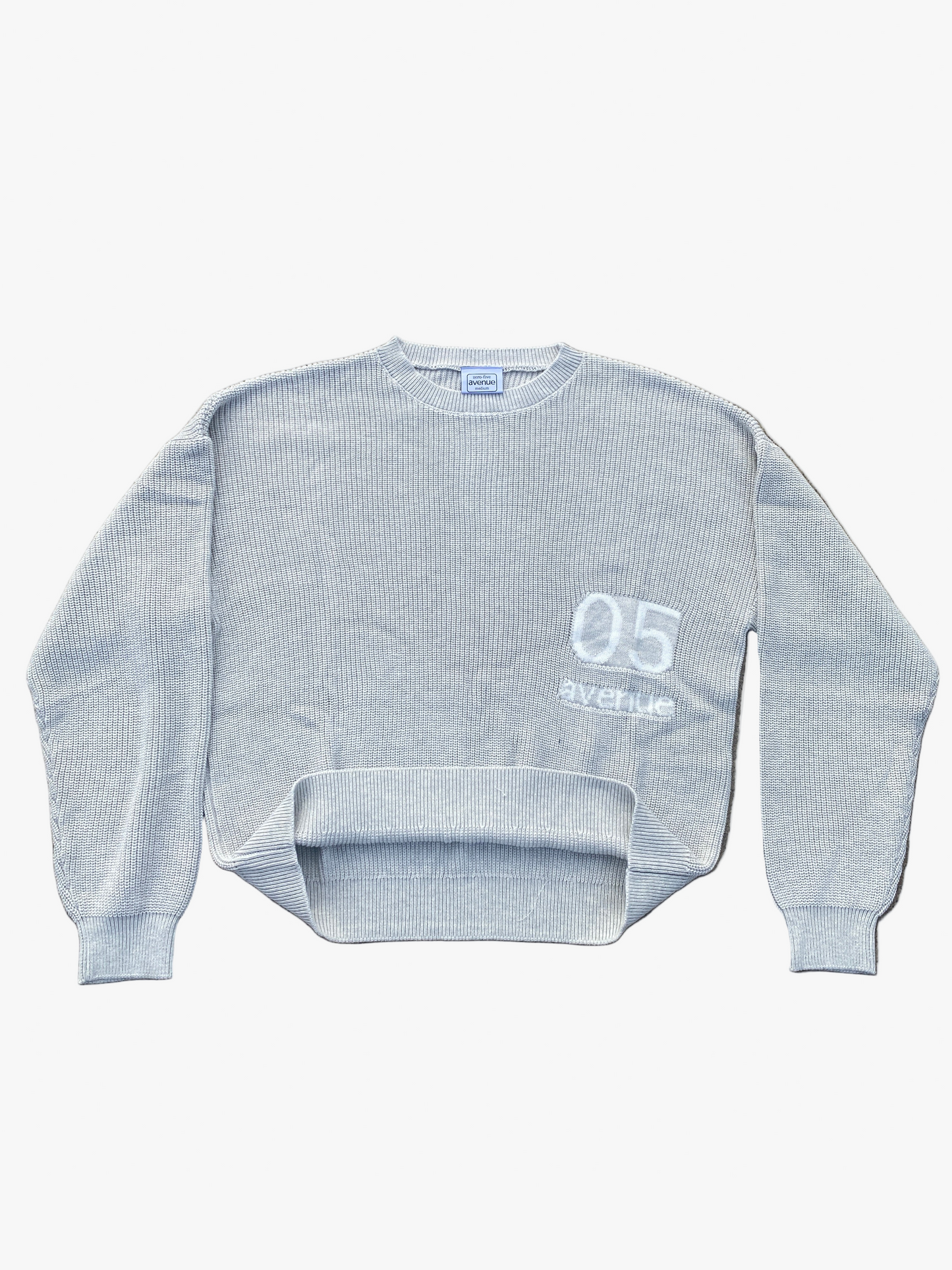 Grey Boxy Knit