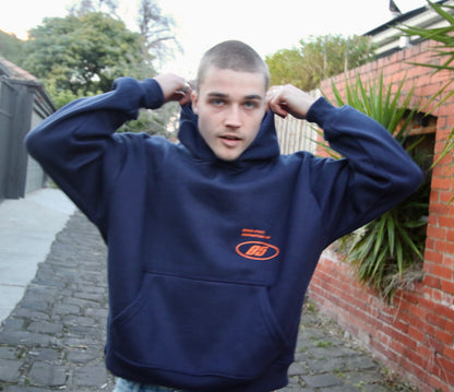 Navy Boxy Heavyweight Hood