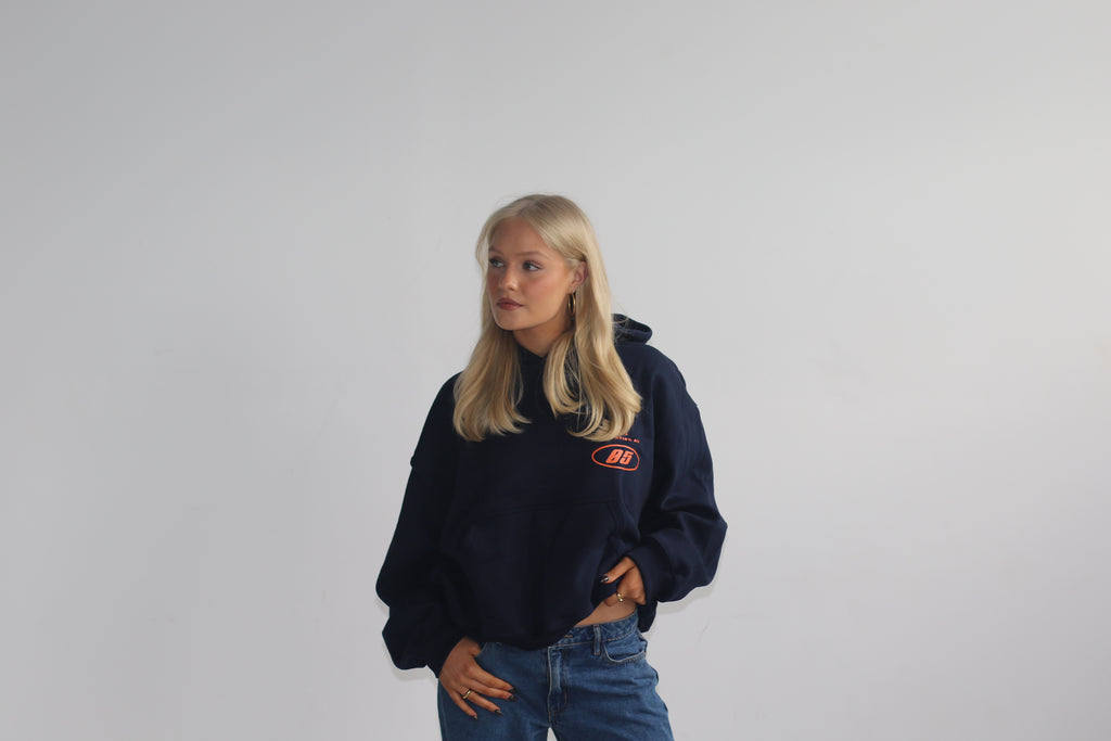 Navy Boxy Heavyweight Hood