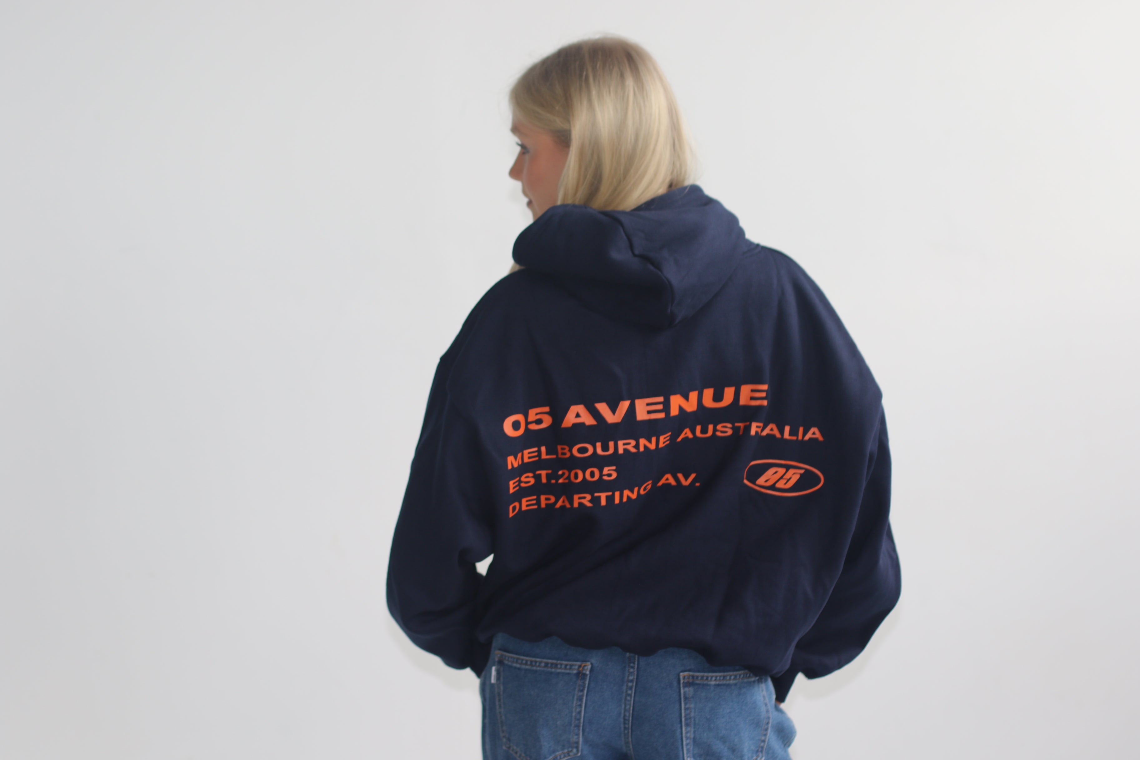 Navy Boxy Heavyweight Hood