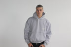 DEPARTING AV BOXY HOOD - GREY
