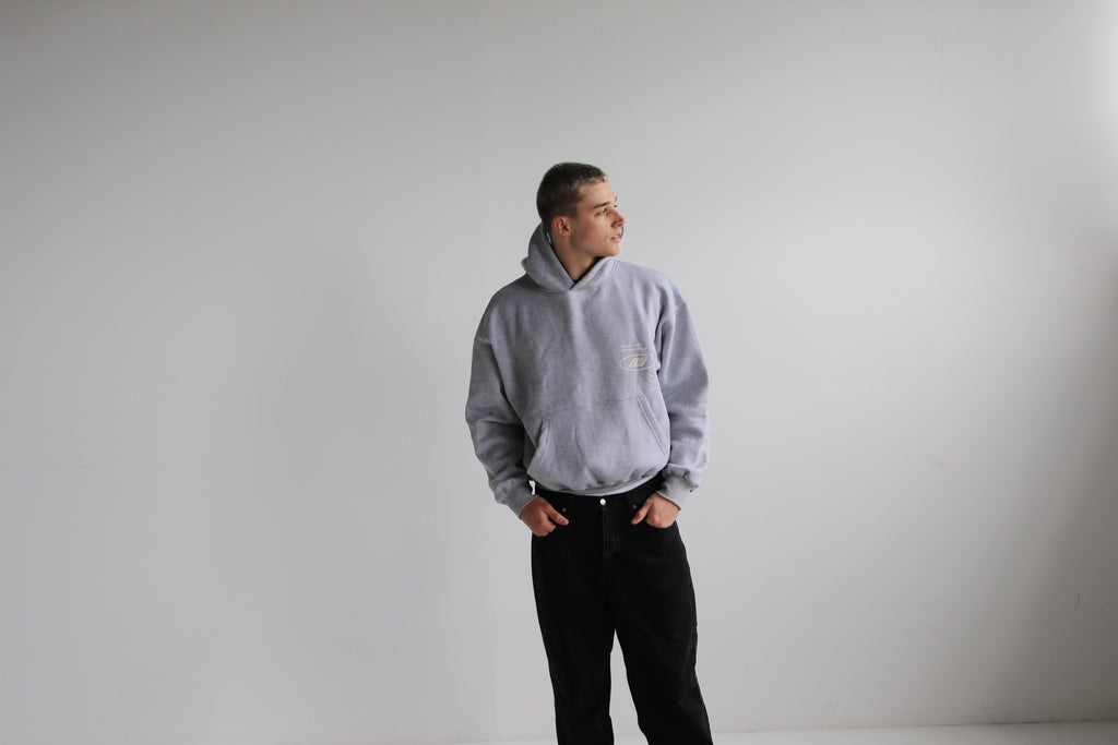 Grey Boxy Heavyweight Hood