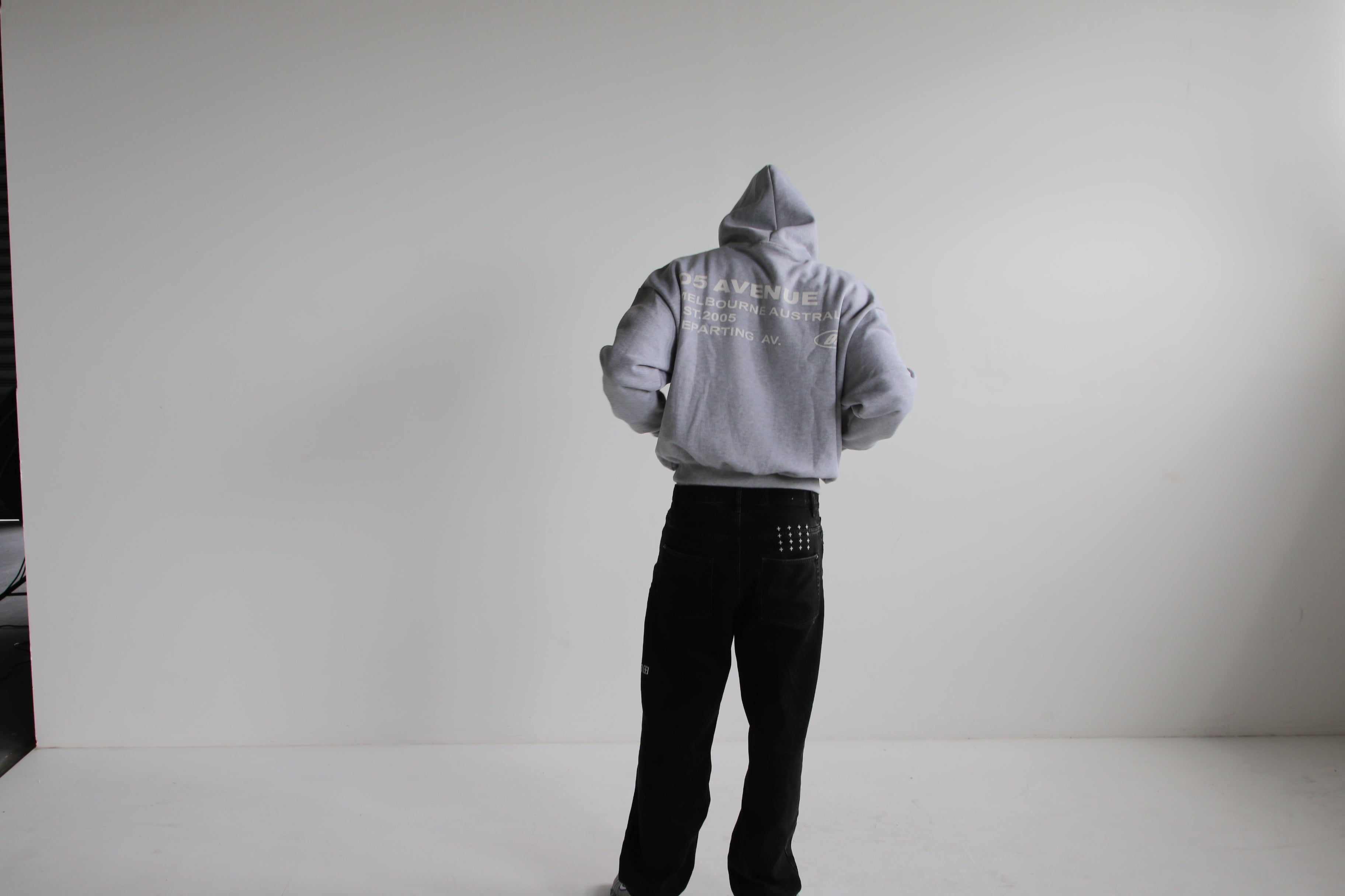 Grey Boxy Heavyweight Hood