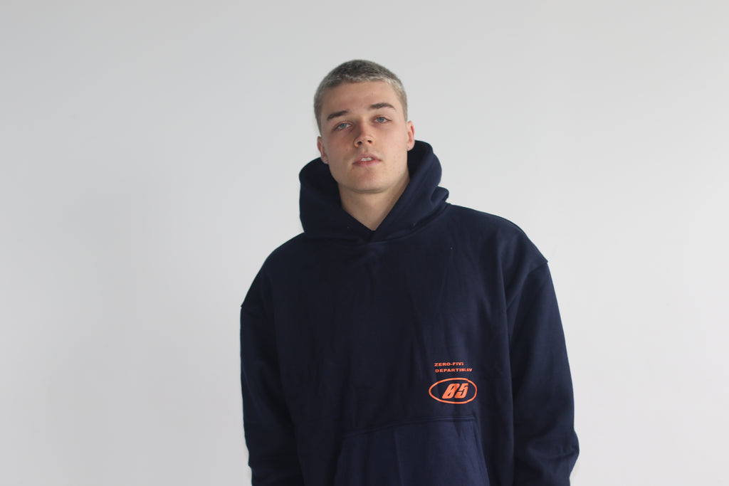 Navy Boxy Heavyweight Hood