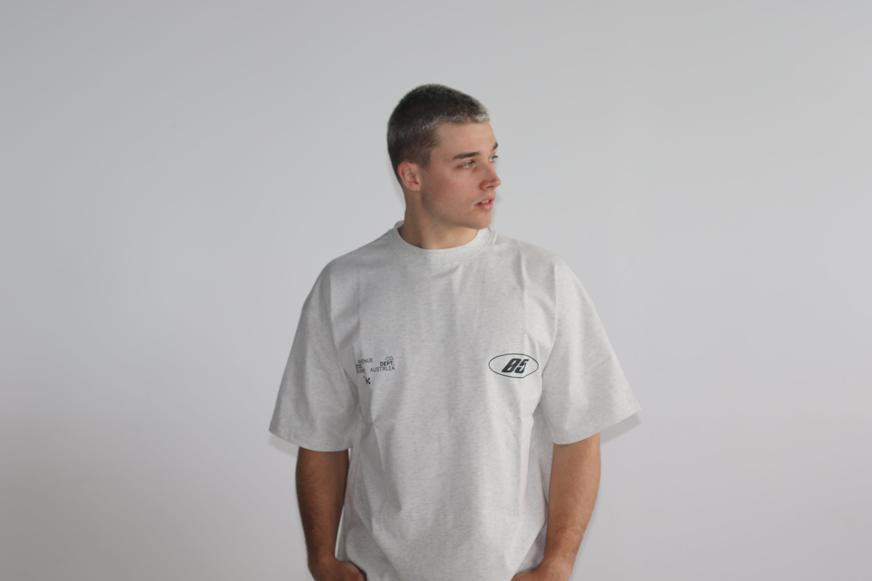 Original Heavyweight Tee - Grey Marle