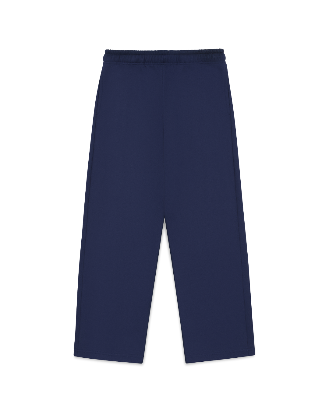 Navy Straight Leg Track Pants