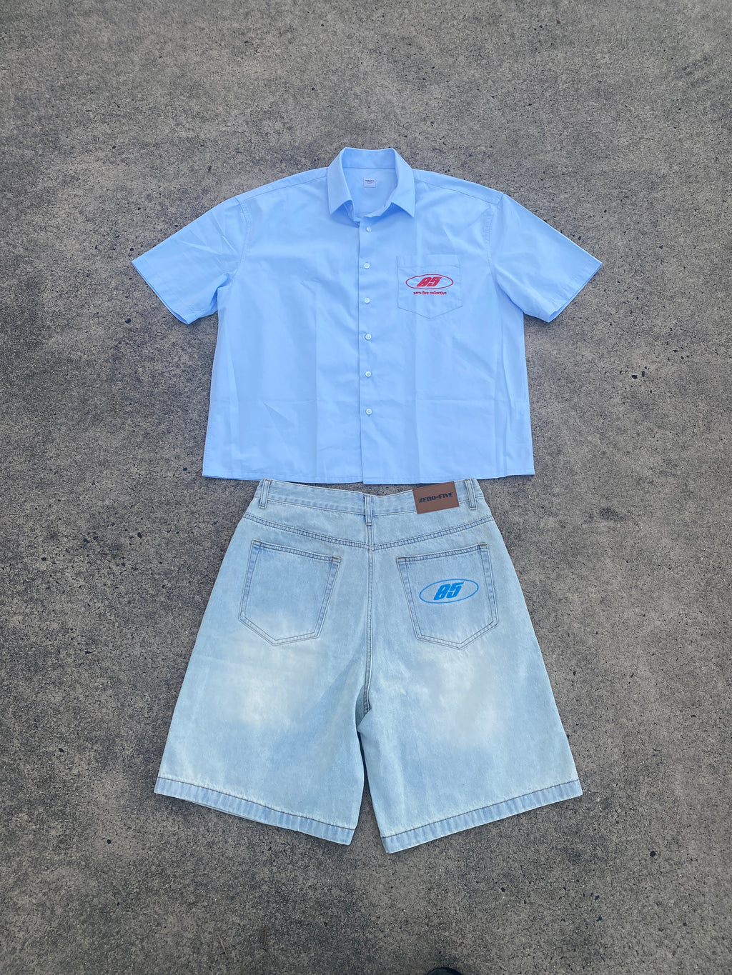 Blue Short Sleeve Shirt