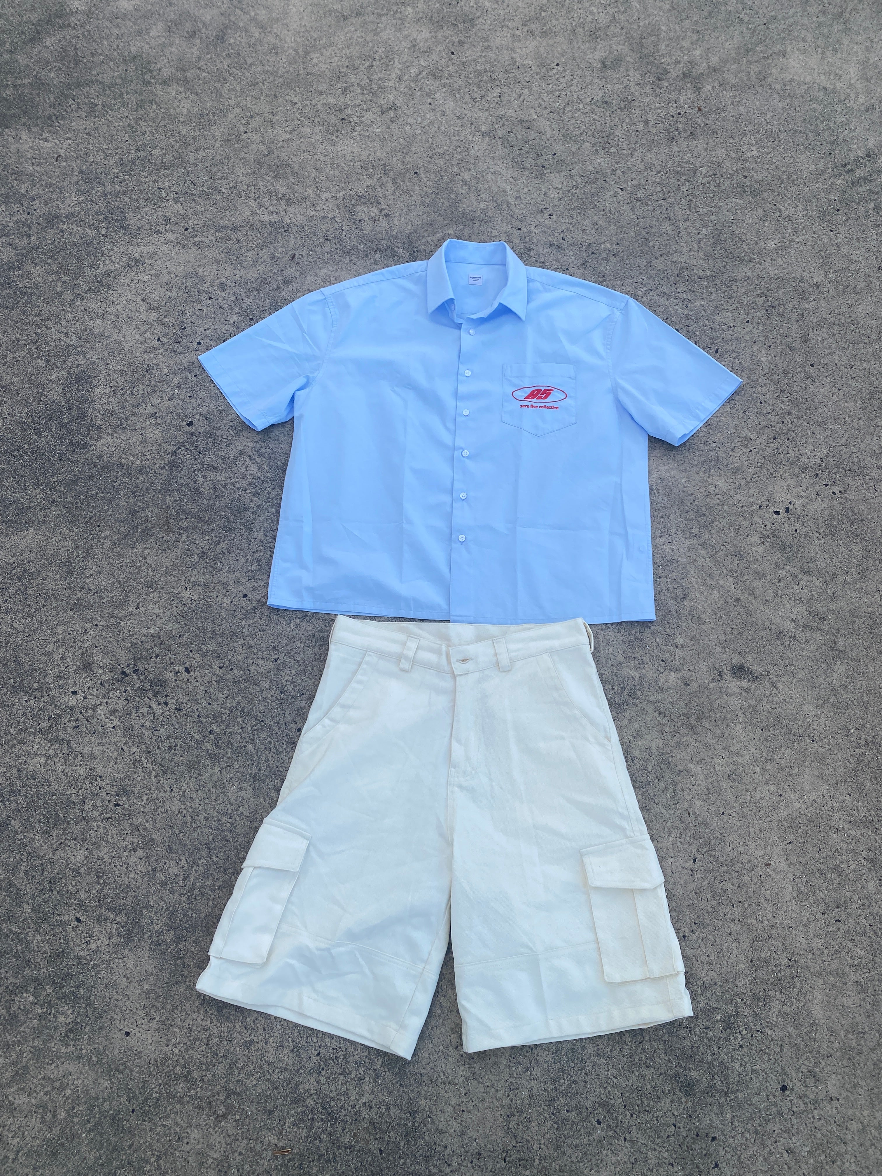 Blue Short Sleeve Shirt