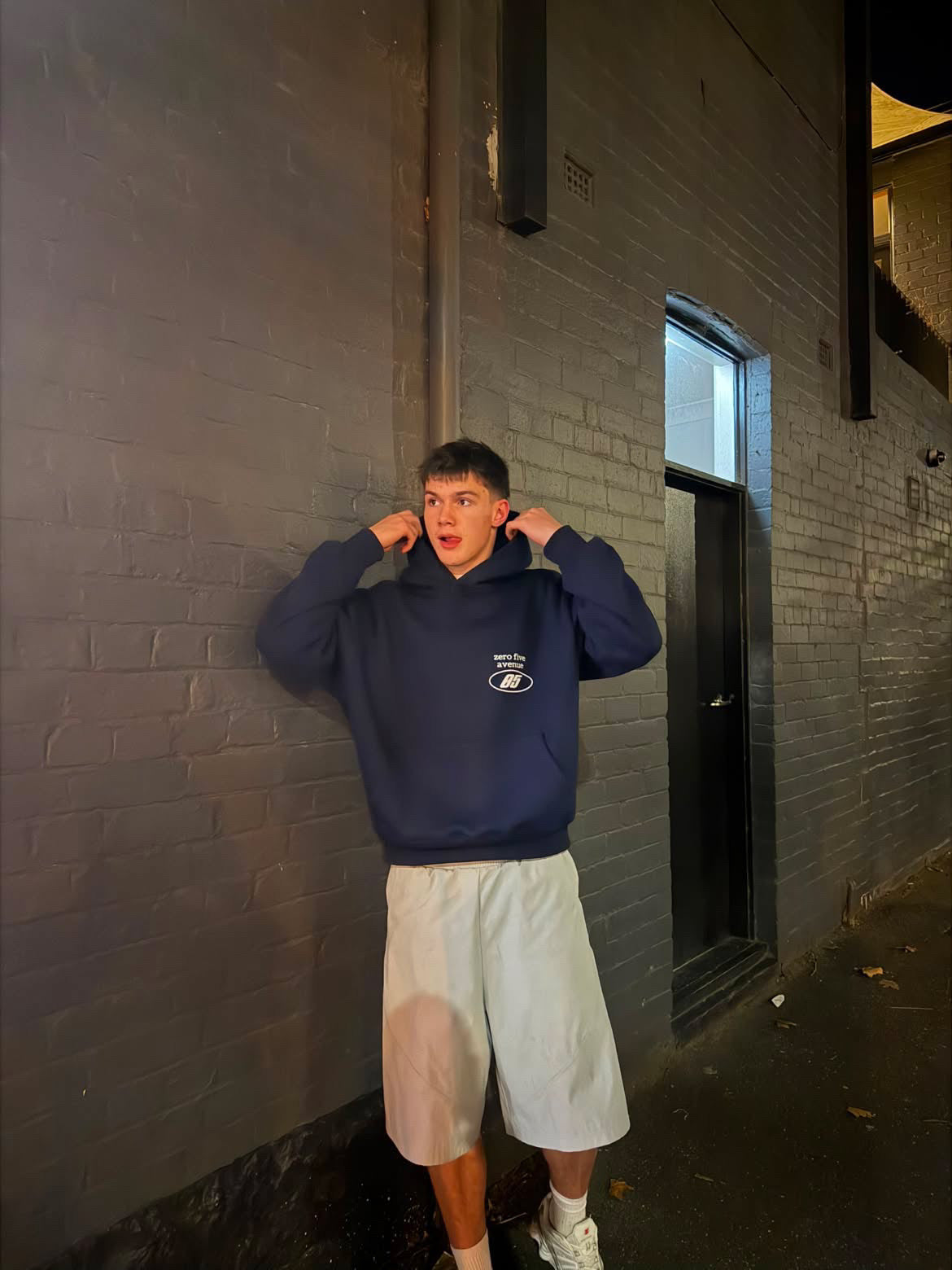 05 SIGNATURE HOOD - NAVY