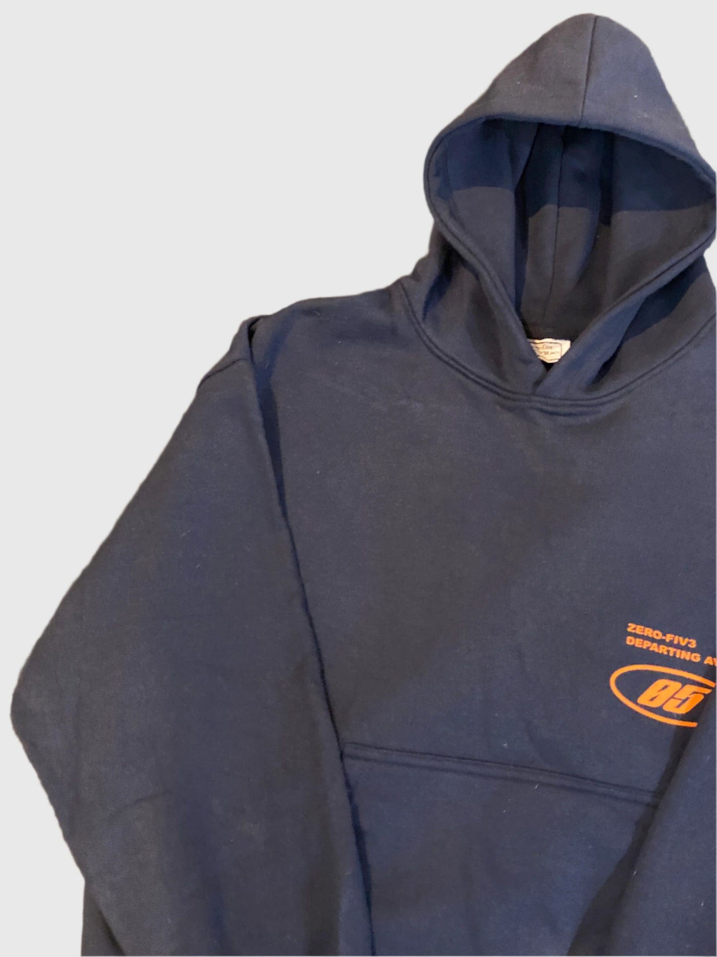 Navy Boxy Heavyweight Hood