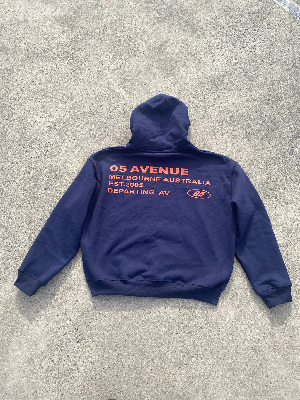 Navy Boxy Heavyweight Hood