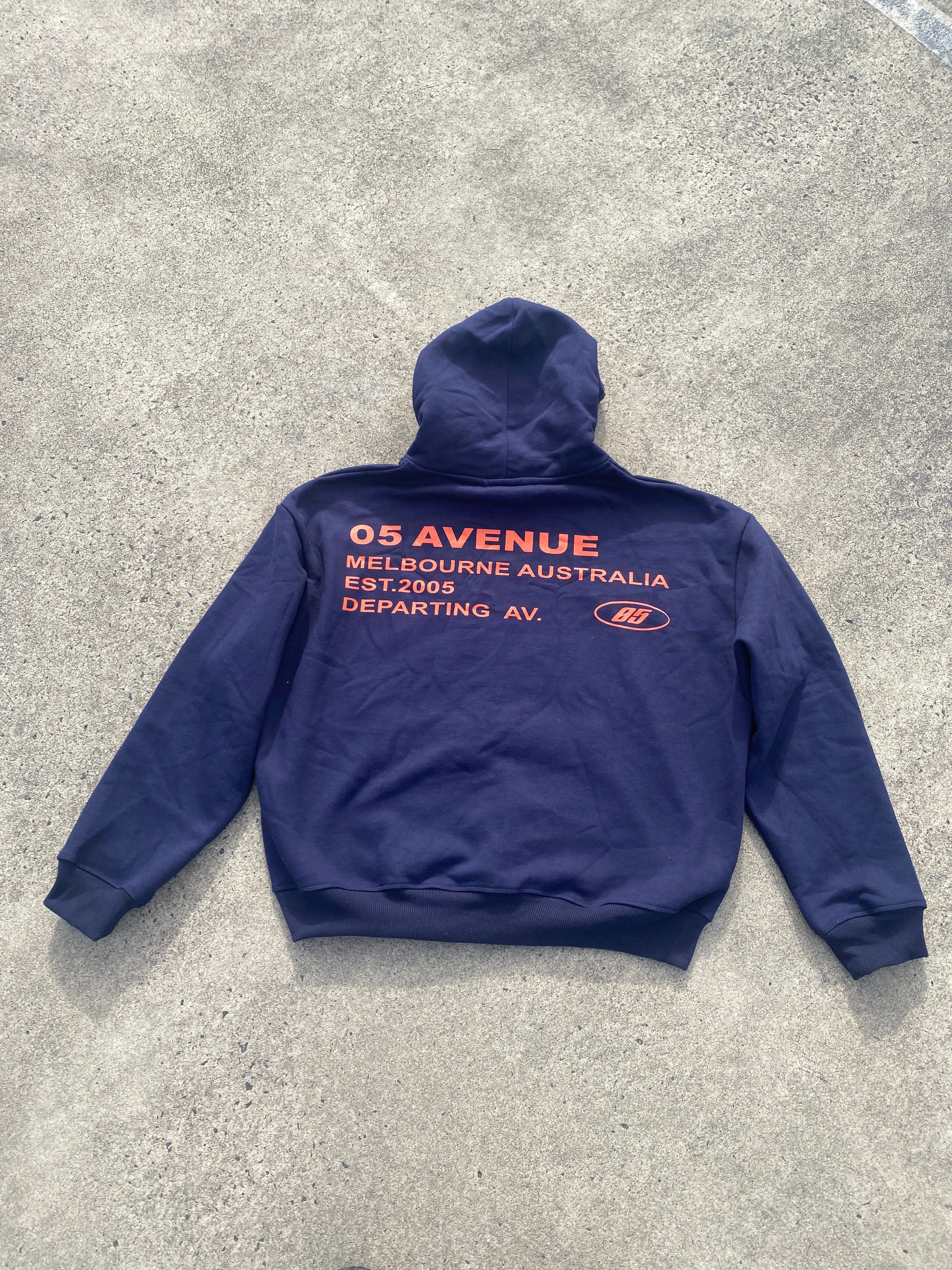 Navy Boxy Heavyweight Hood