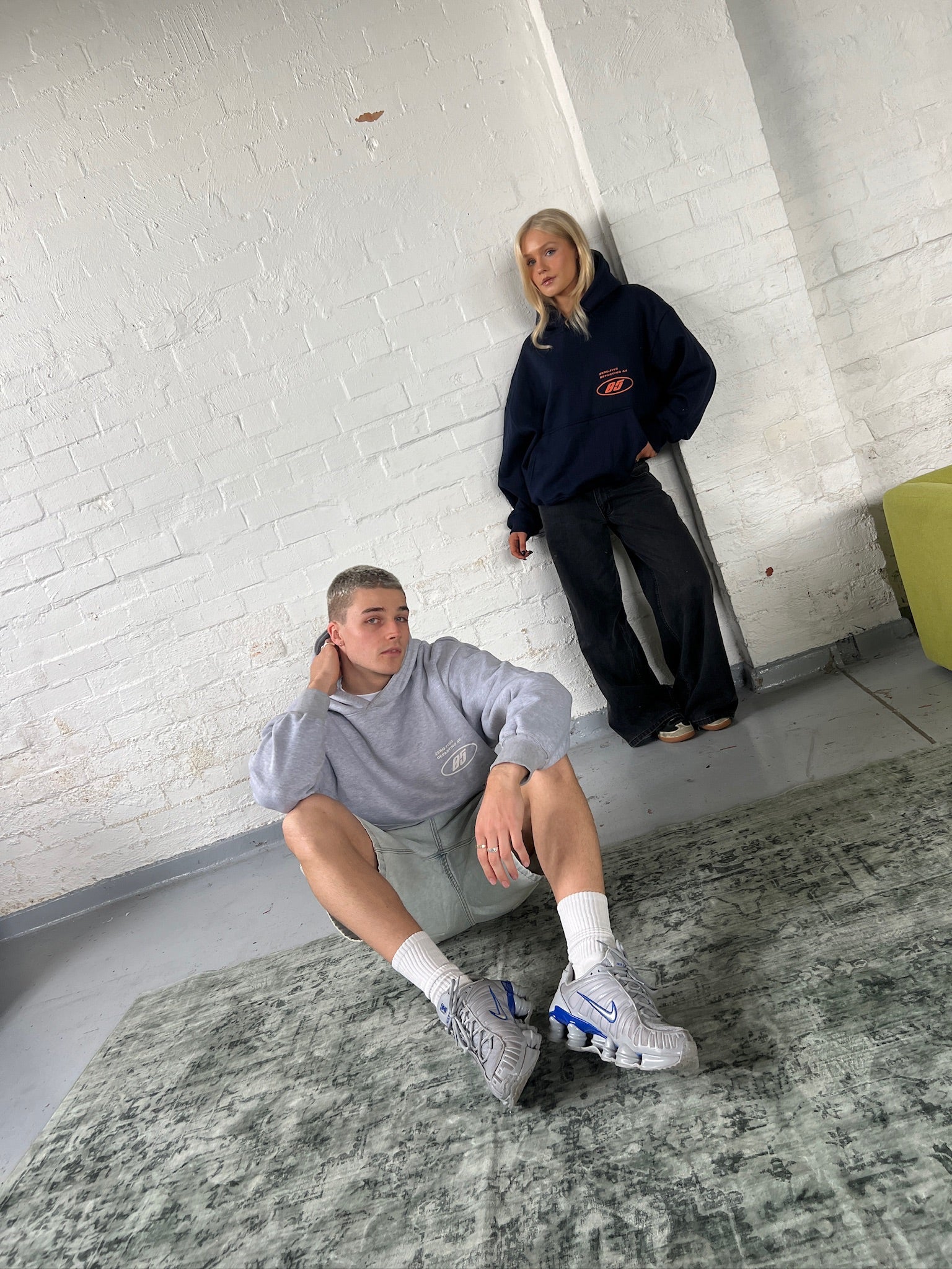 Grey Boxy Heavyweight Hood