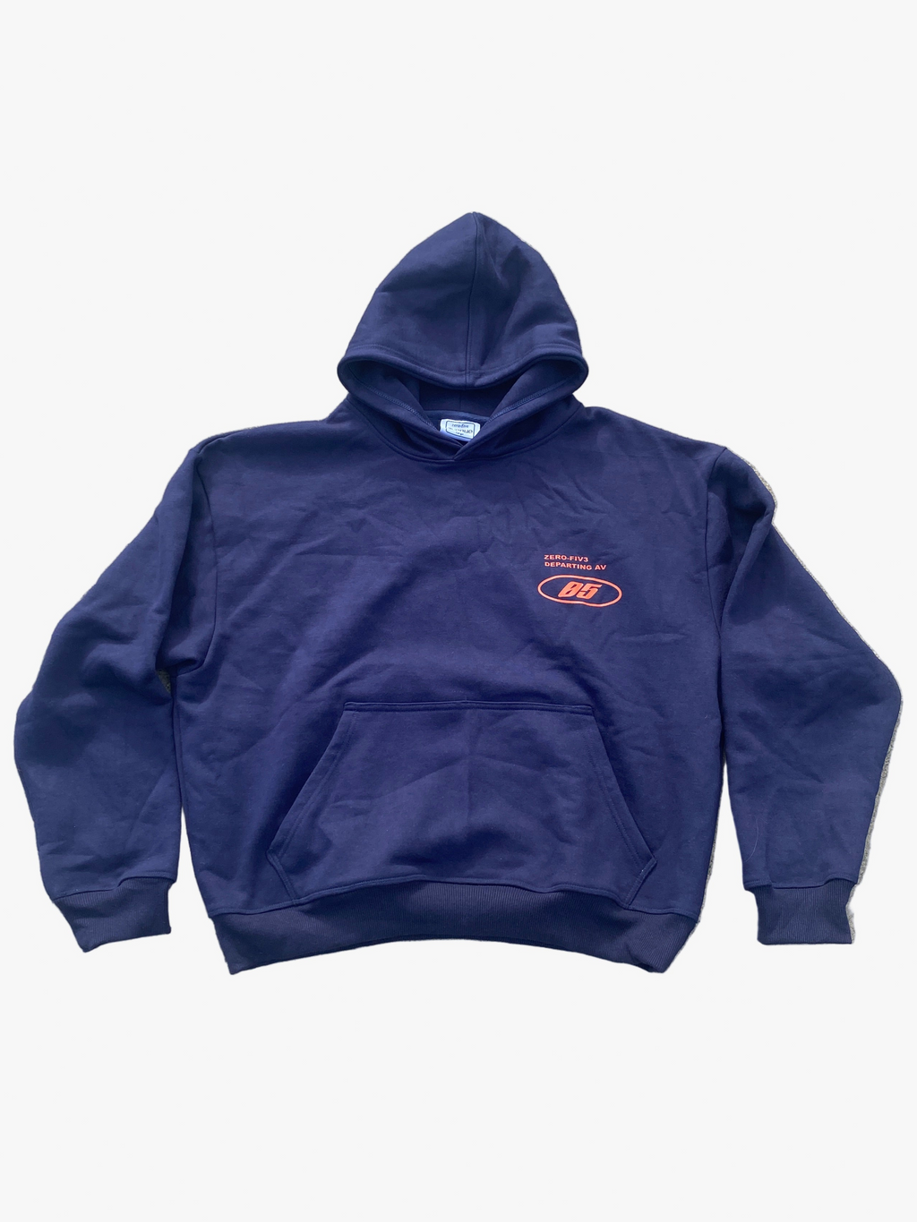 Navy Boxy Heavyweight Hood