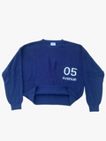 NAVY BOXY KNIT