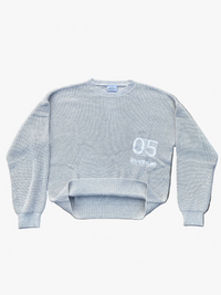 GREY BOXY KNIT