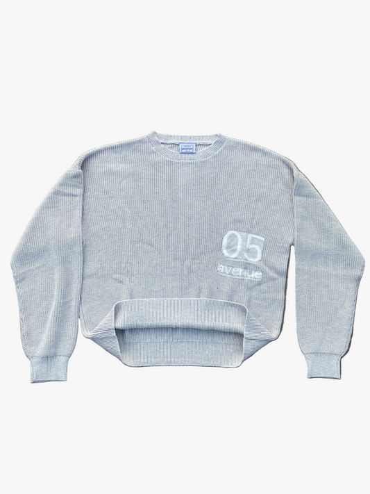 Grey Boxy Knit